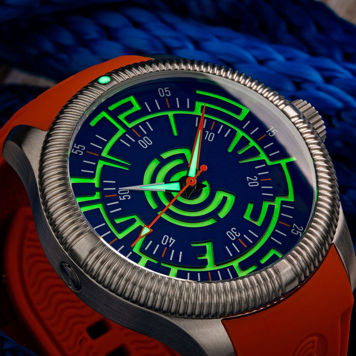 Ocean Crawler Lume Rush Diver Blue angled shot picture