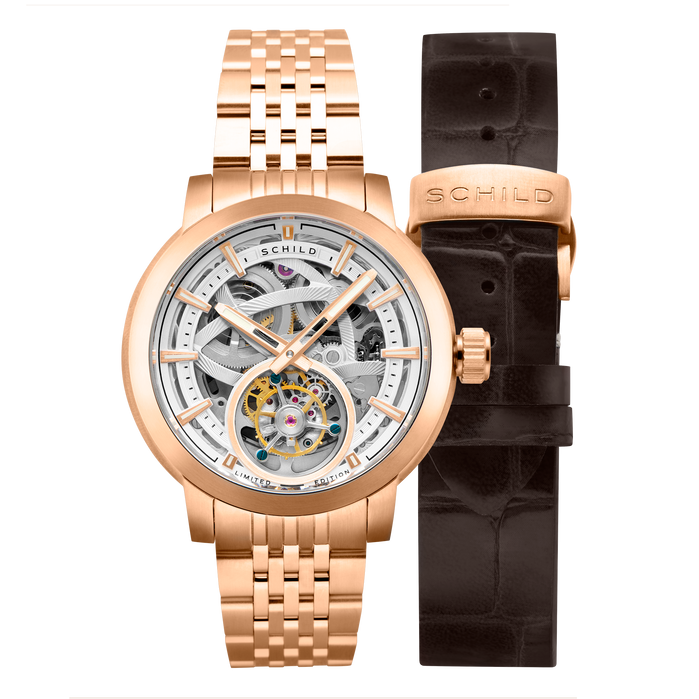 Schild Heinrich Tourbillon Noir Rose Gold Limited Edition angled shot picture