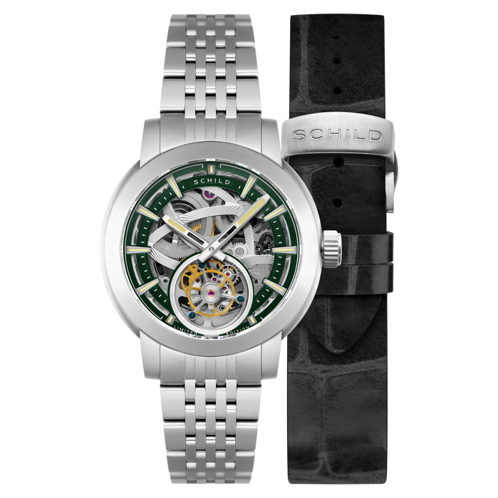 Schild Heinrich Tourbillon Emerald Mist Limited Edition angled shot picture