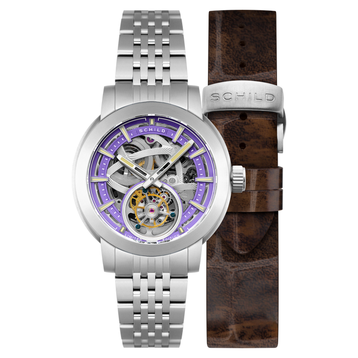 Schild Heinrich Tourbillon Violet Ash Limited Edition angled shot picture