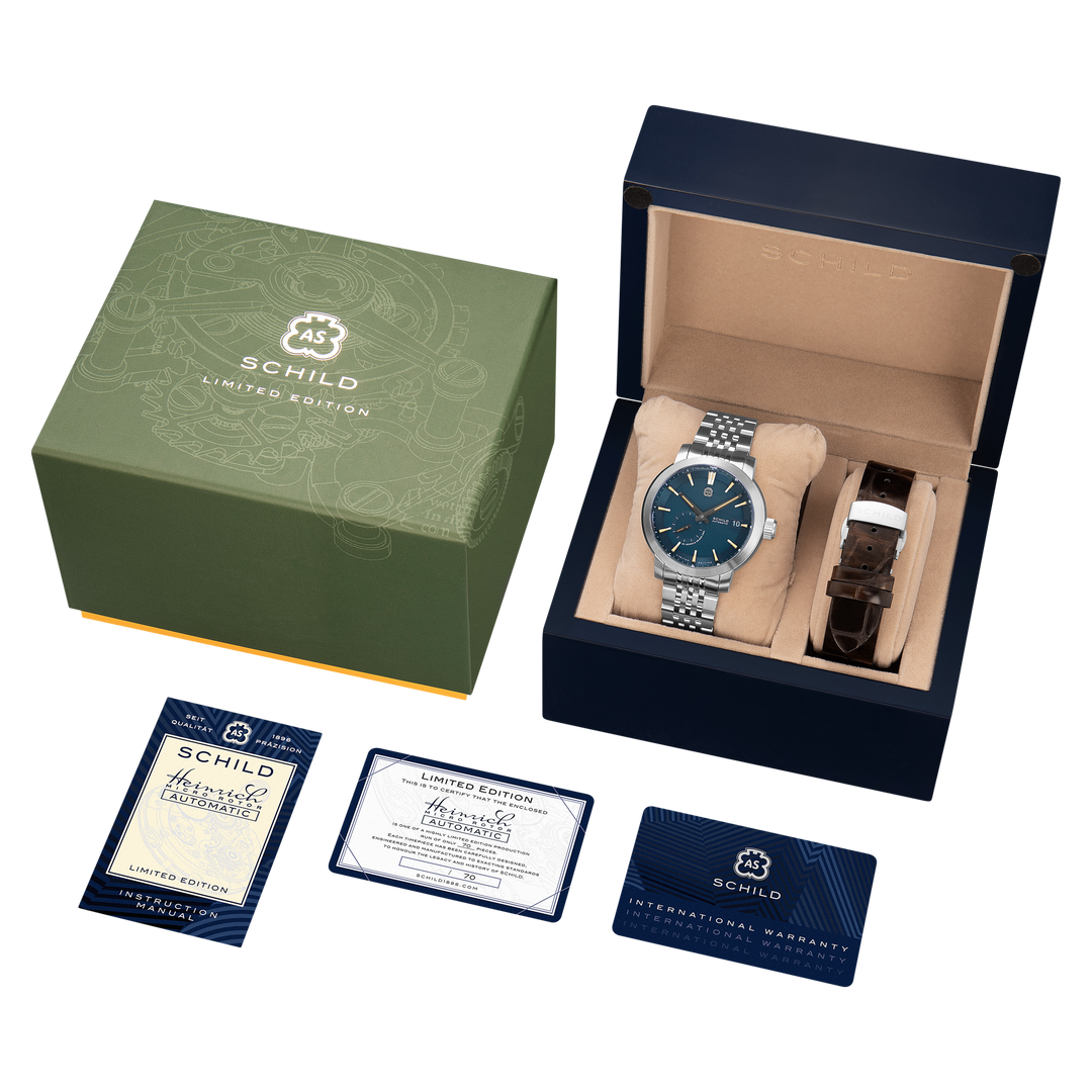 Schild Heinrich Micro Rotor Automatic Midnight Blue Limited