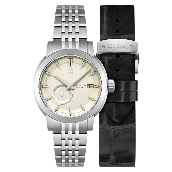 Schild Heinrich Micro Rotor Automatic Limited Edition Ghost Grey angled shot picture