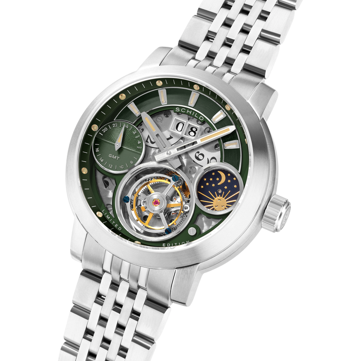 Schild Heinrich GMT Tourbillon Limited Edition Jade Green