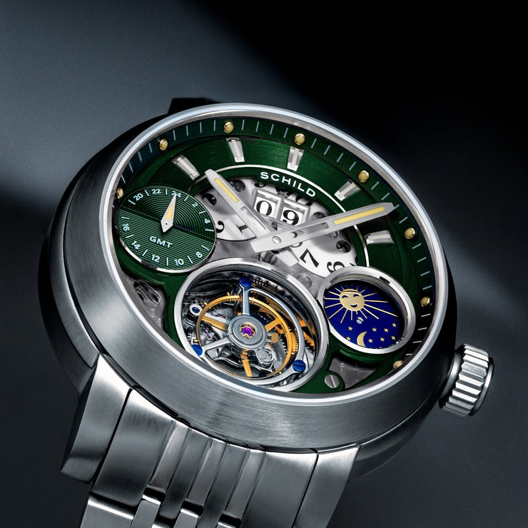 Schild Heinrich GMT Tourbillon Limited Edition Jade Green