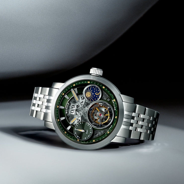 Schild Heinrich GMT Tourbillon Limited Edition Jade Green
