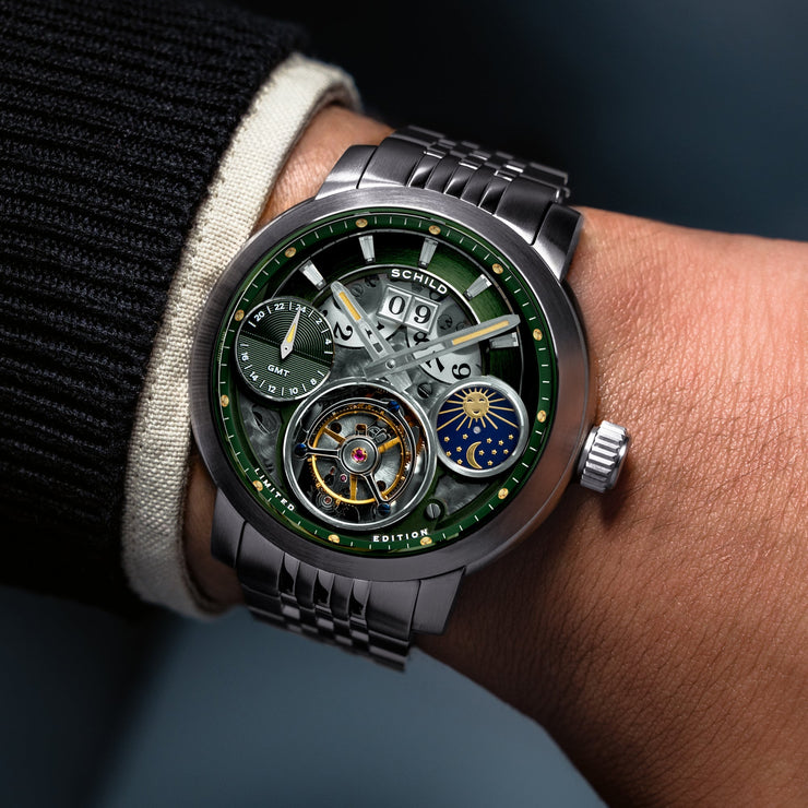 Schild Heinrich GMT Tourbillon Limited Edition Jade Green