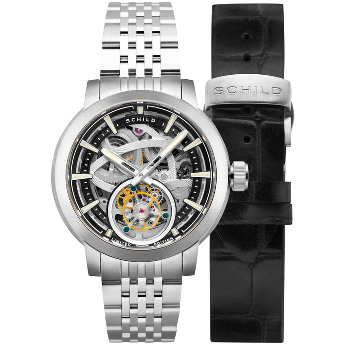 Schild Heinrich Tourbillon Raven Black Limited Edition angled shot picture