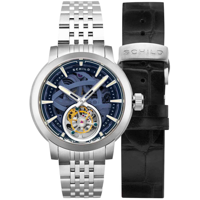 Schild Heinrich Tourbillon Baltic Blue Blue Limited Edition angled shot picture