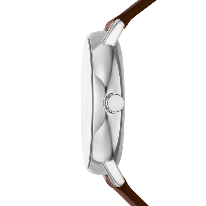 Skagen Signatur Multifunction Brown Gray angled shot picture