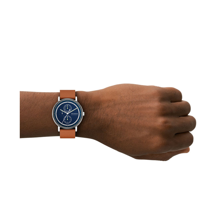 Skagen Signatur Multifunction Tan Blue