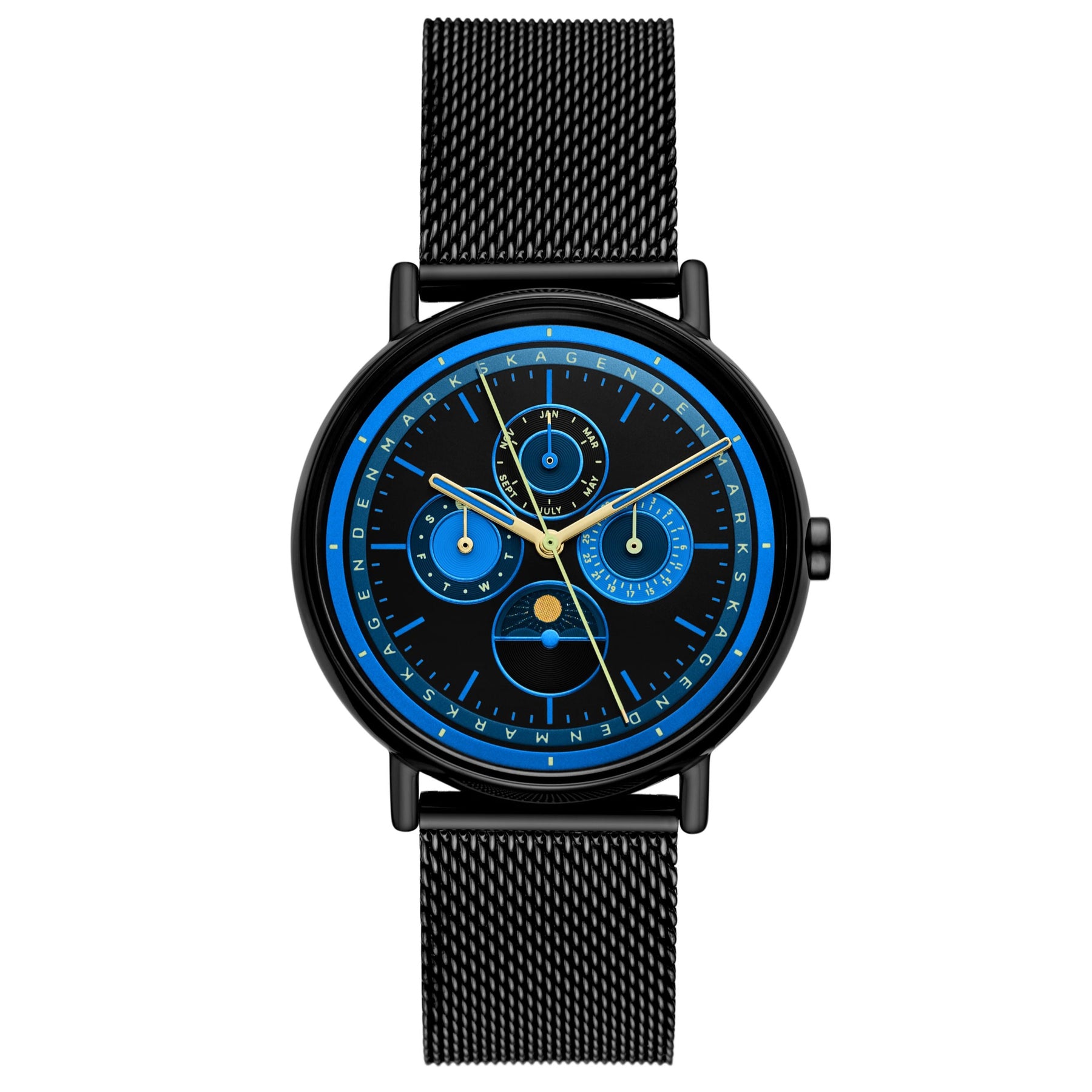 Skagen Signatur Multifunction Black Mesh | Watches.com