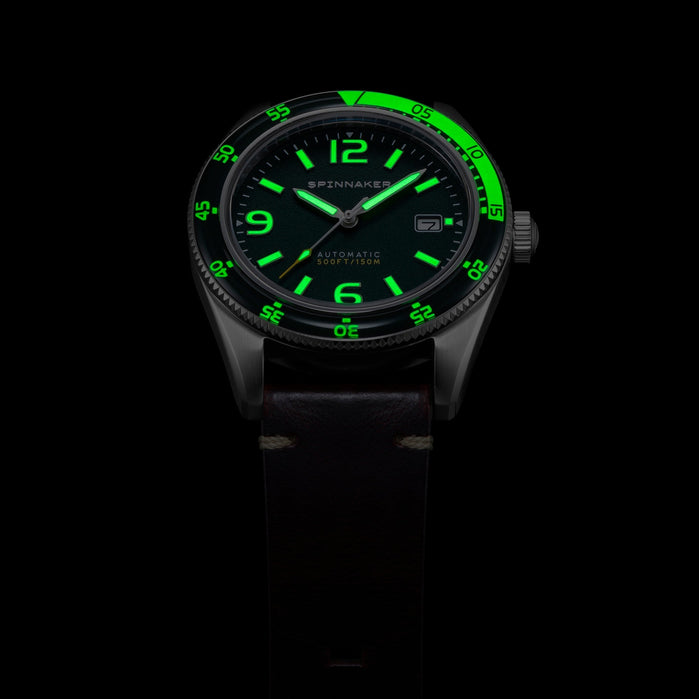 Fleuss Automatic Lagoon Green angled shot picture