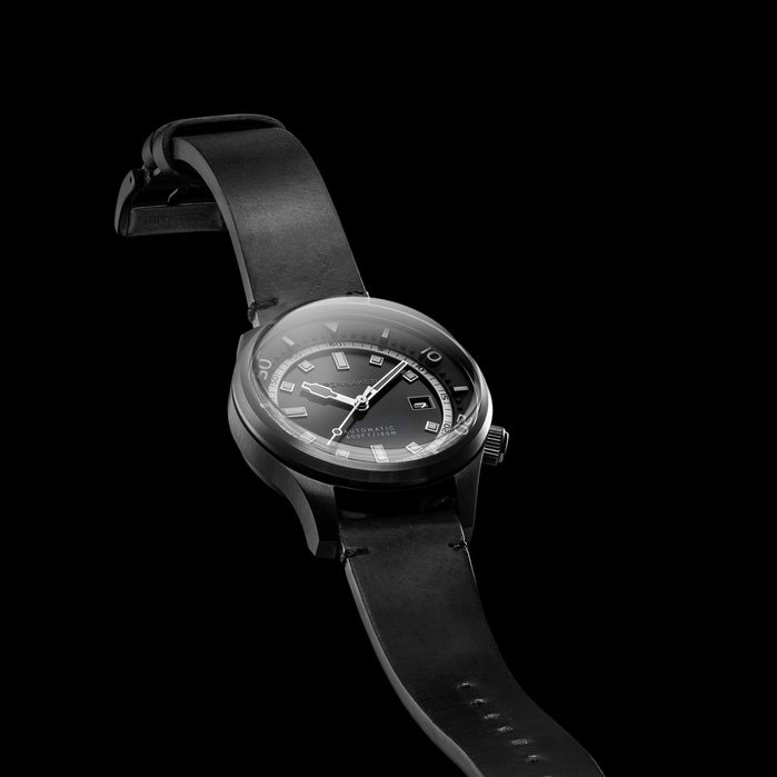 Spinnaker Bradner Automatic Black angled shot picture