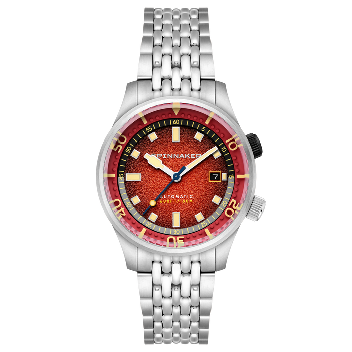 Spinnaker Bradner Automatic SS Red Reef angled shot picture