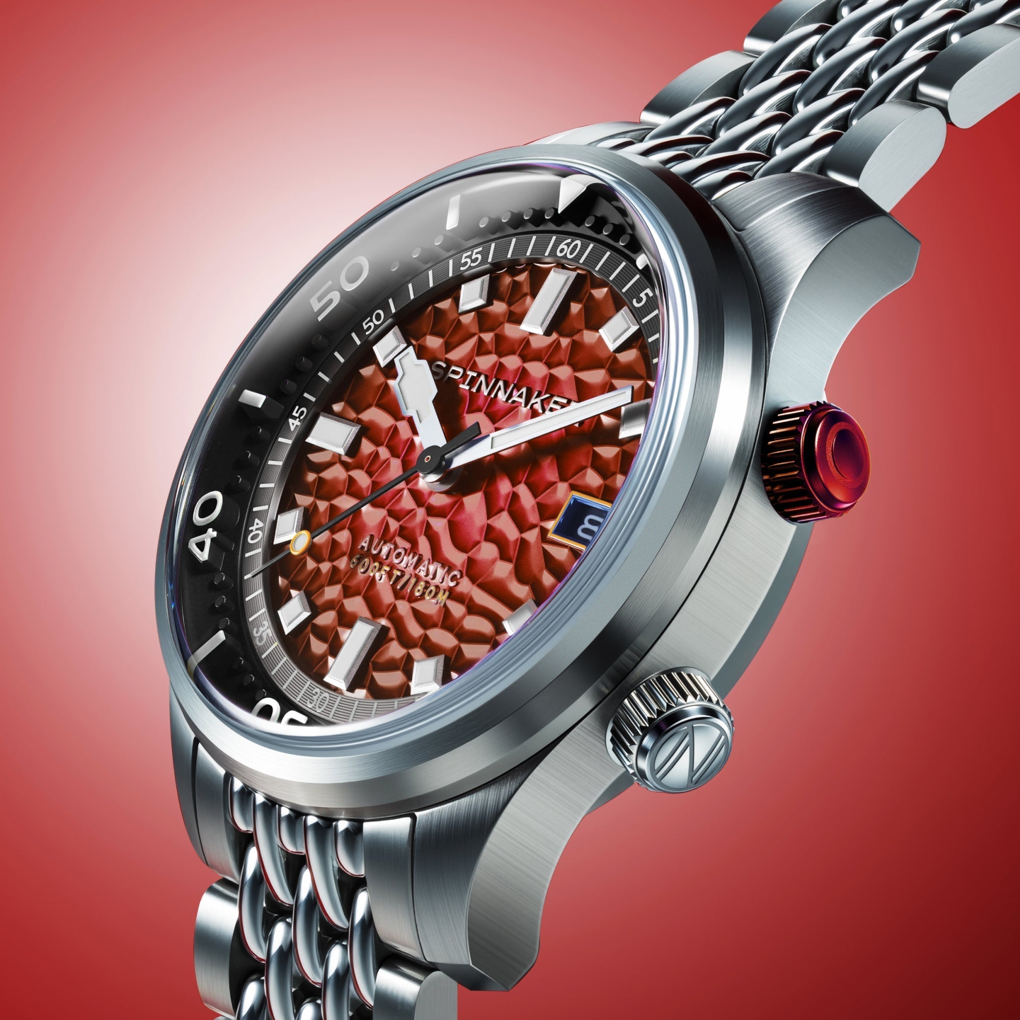 Spinnaker Bradner Automatic Scarlet Horizon – Watches.com