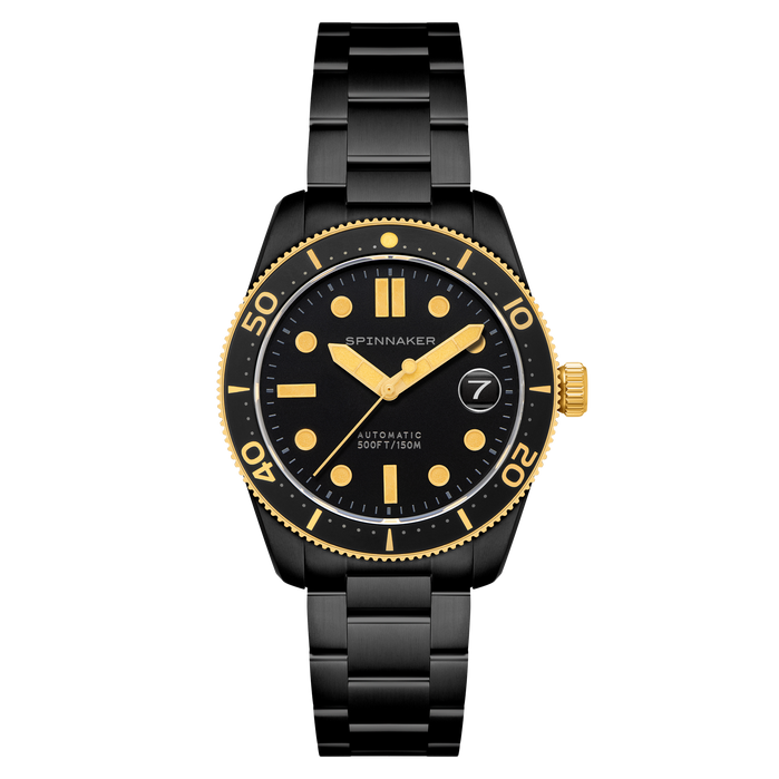 Spinnaker Croft Mid-size Automatic Sable Shine angled shot picture