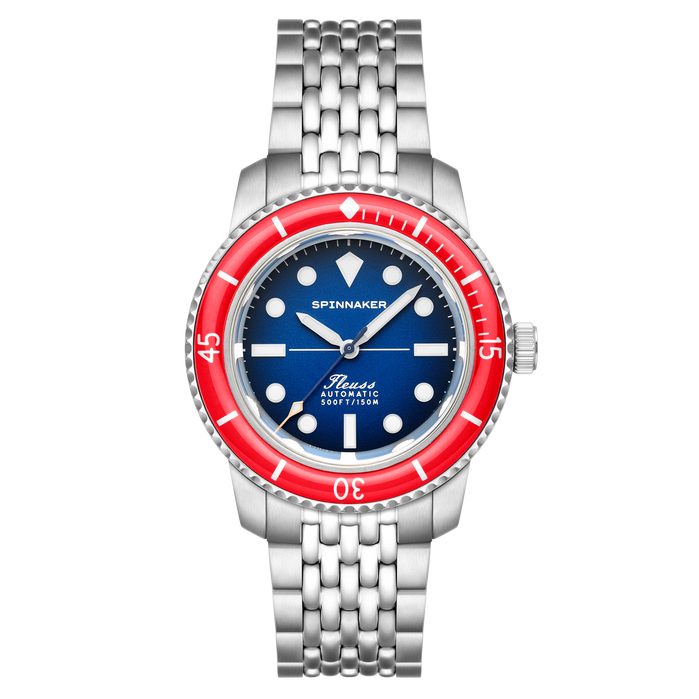 Spinnaker Fleuss 40 Automatic Royal Splash angled shot picture