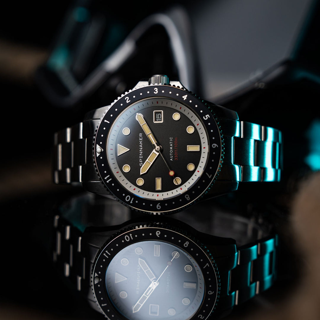 Spinnaker Croft Pioneer Automatic Shadow Black | Watches.com