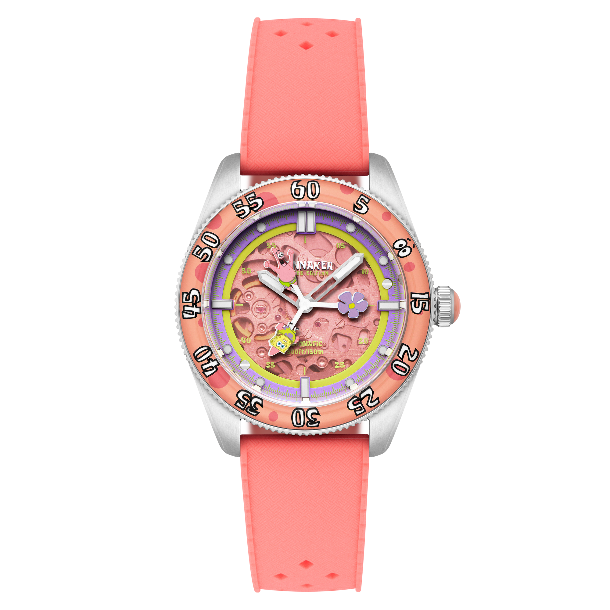 スイドッグ Spinnaker Croft Mid-size Skeleton Automatic SpongeBob