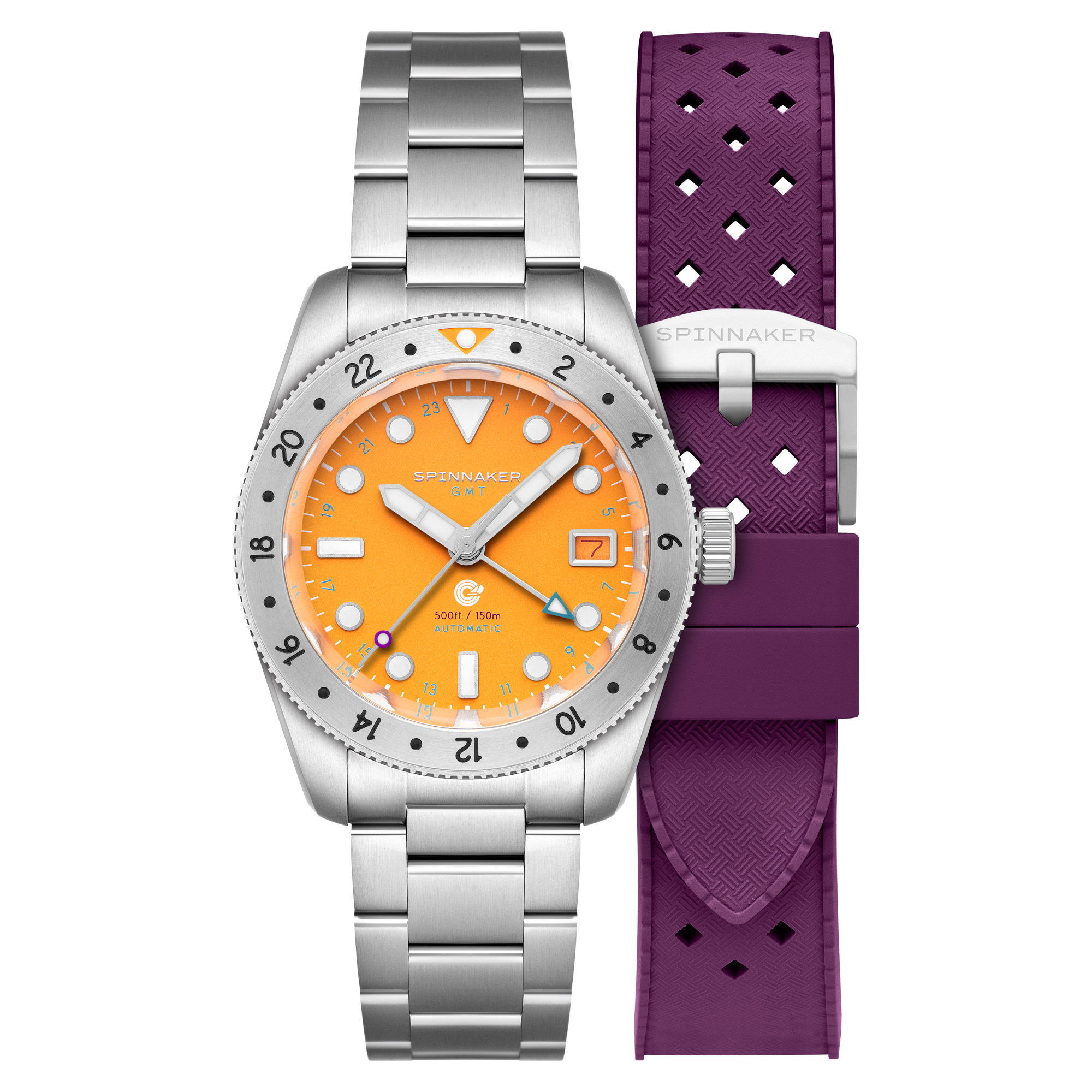 Spinnaker Croft 39 GMT Automatic Solar Burst | Watches.com