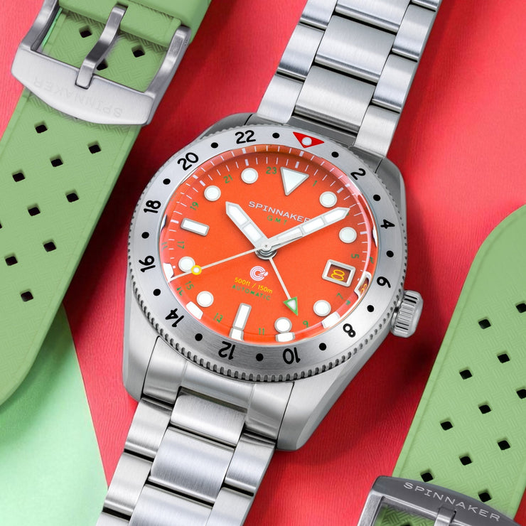 Spinnaker Croft 39 GMT Automatic Flame Red