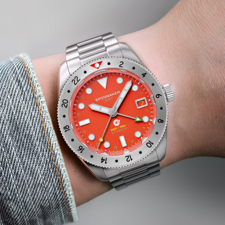 Spinnaker Croft 39 GMT Automatic Flame Red