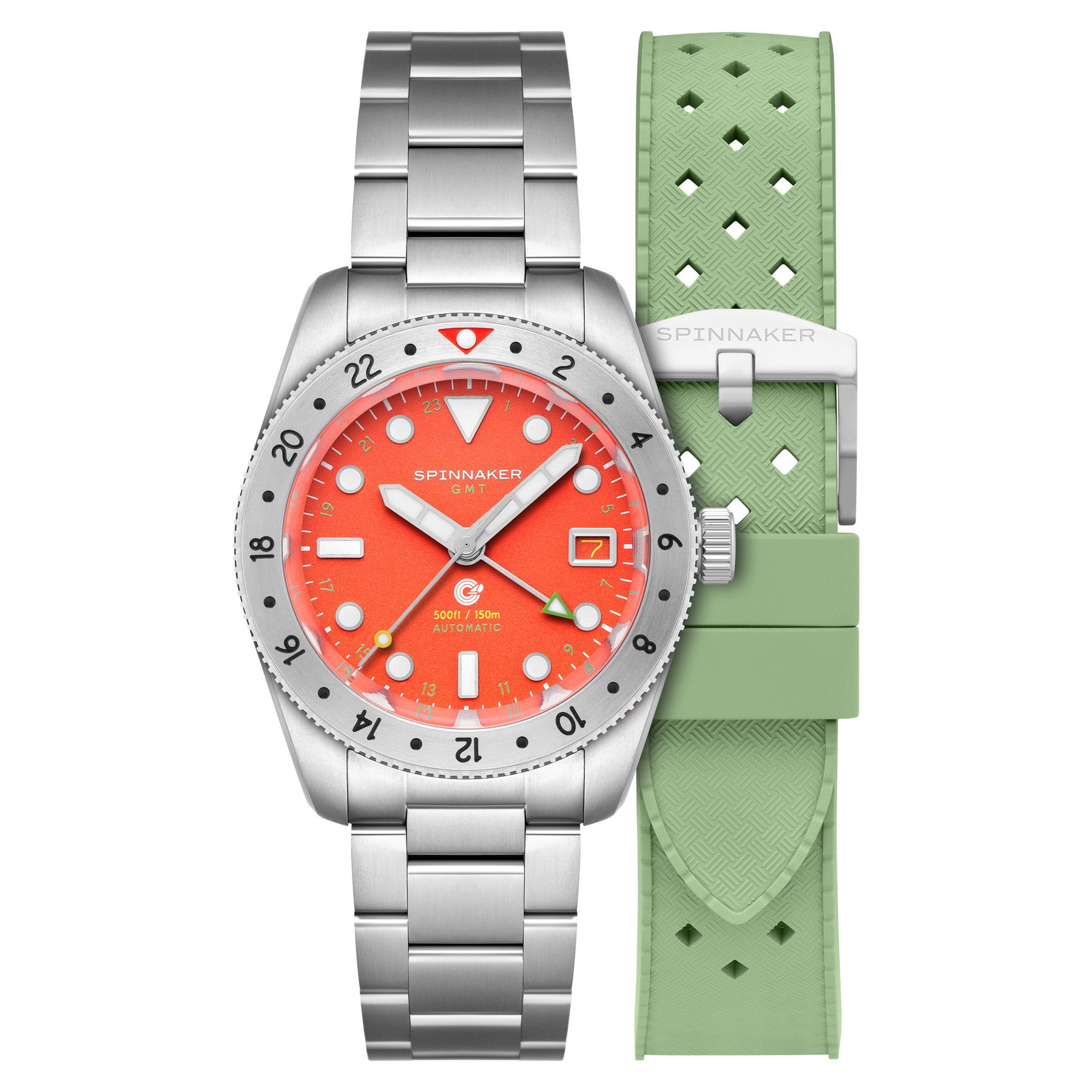 Spinnaker Croft 39 GMT Automatic Flame Red | Watches.com