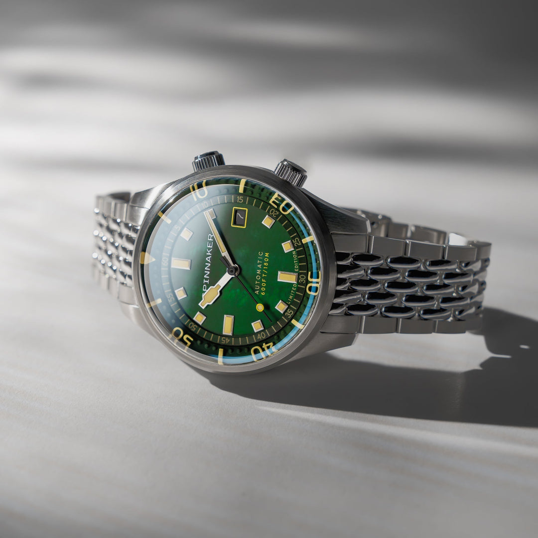 最終値下げ‼️ 美品‼️ SPINNAKER BRADNER Spinnaker Bradner Automatic Petrol Black | Watches.com