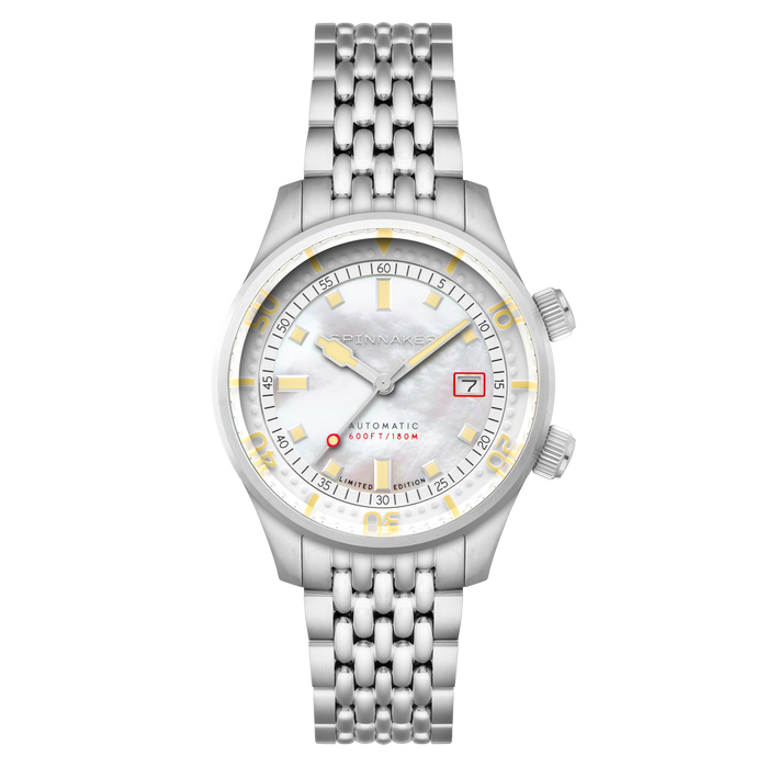 Spinnaker Bradner Pearl Diver Automatic Limited Edition Pearl Essence angled shot picture