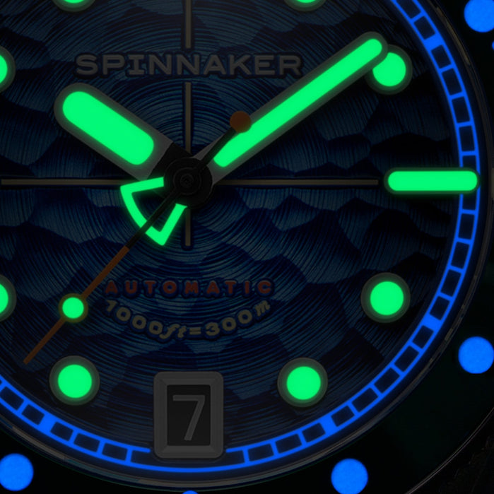 Spinnaker Challenger Automatic Depth Blue angled shot picture