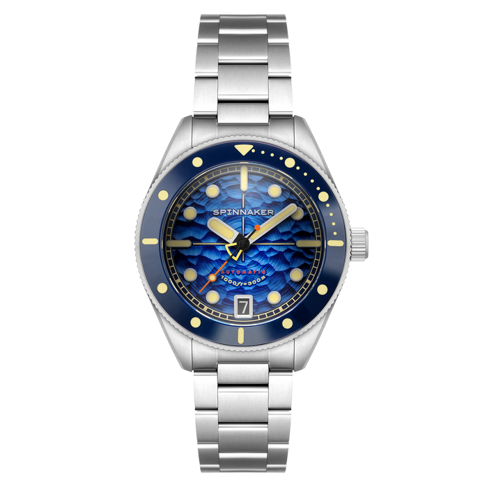 Spinnaker Challenger Automatic Depth Blue angled shot picture