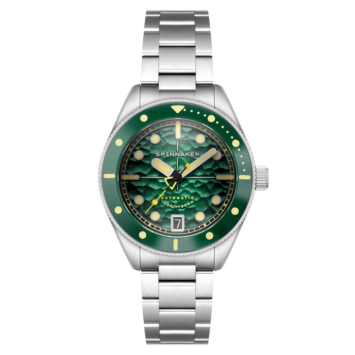 Spinnaker Challenger Automatic Sea Green angled shot picture