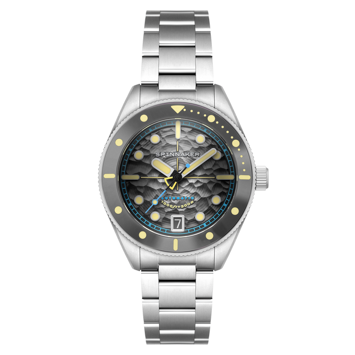 Spinnaker Challenger Automatic Mist Grey angled shot picture