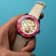 Spinnaker Fleuss Automatic Spongebob Squarepants Frenemies Limited Edition Sandy White