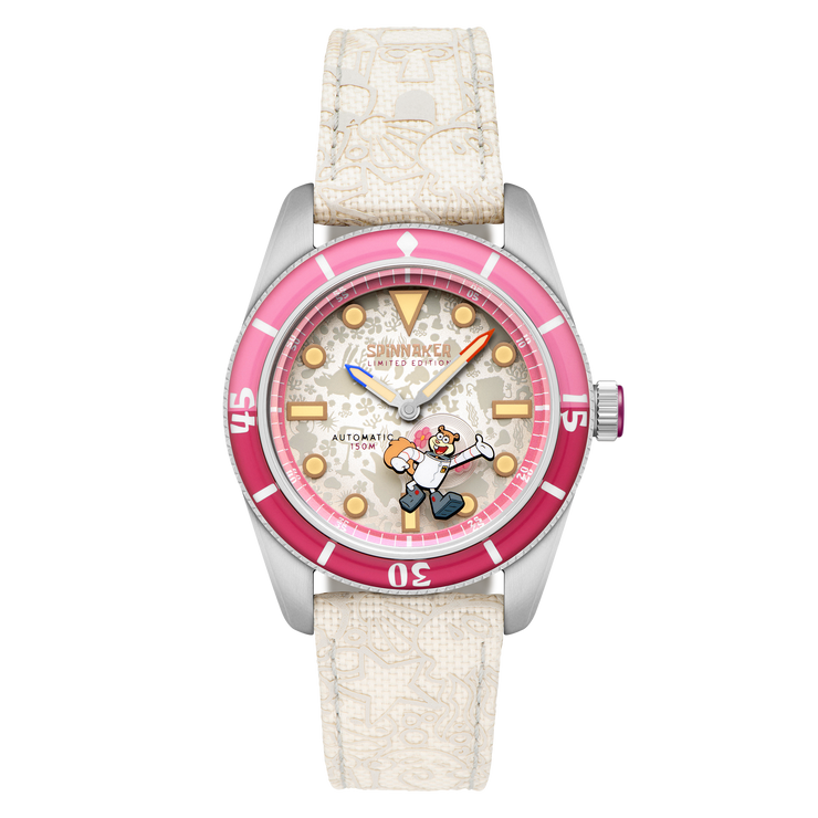 Spinnaker Fleuss Automatic Spongebob Squarepants Frenemies Limited Edition Sandy White
