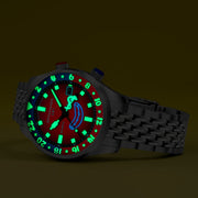 Spinnaker Bradner GMT Automatic SpongeBob SquarePants Bubbly Grins Limited Edition Mr. Krabs Red