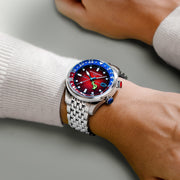 Spinnaker Bradner GMT Automatic SpongeBob SquarePants Bubbly Grins Limited Edition Mr. Krabs Red