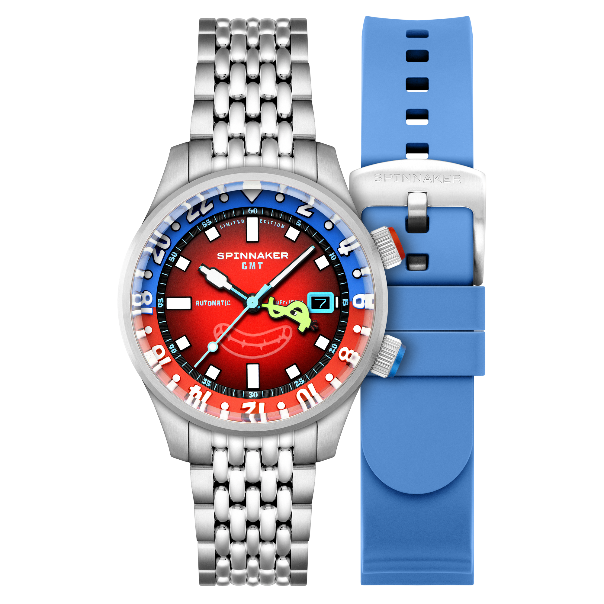 Spinnaker Bradner GMT Automatic SpongeBob SquarePants Bubbly Grins