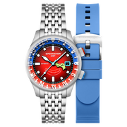 Spinnaker Bradner GMT Automatic SpongeBob SquarePants Bubbly Grins Limited Edition Mr. Krabs Red