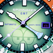 Spinnaker Bradner GMT Automatic SpongeBob SquarePants Bubbly Grins Limited Edition Squidward Green