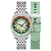 Spinnaker Bradner GMT Automatic SpongeBob SquarePants Bubbly Grins Limited Edition Squidward Green