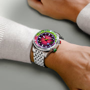Spinnaker Bradner GMT Automatic SpongeBob SquarePants Bubbly Grins Limited Edition Patrick Pink