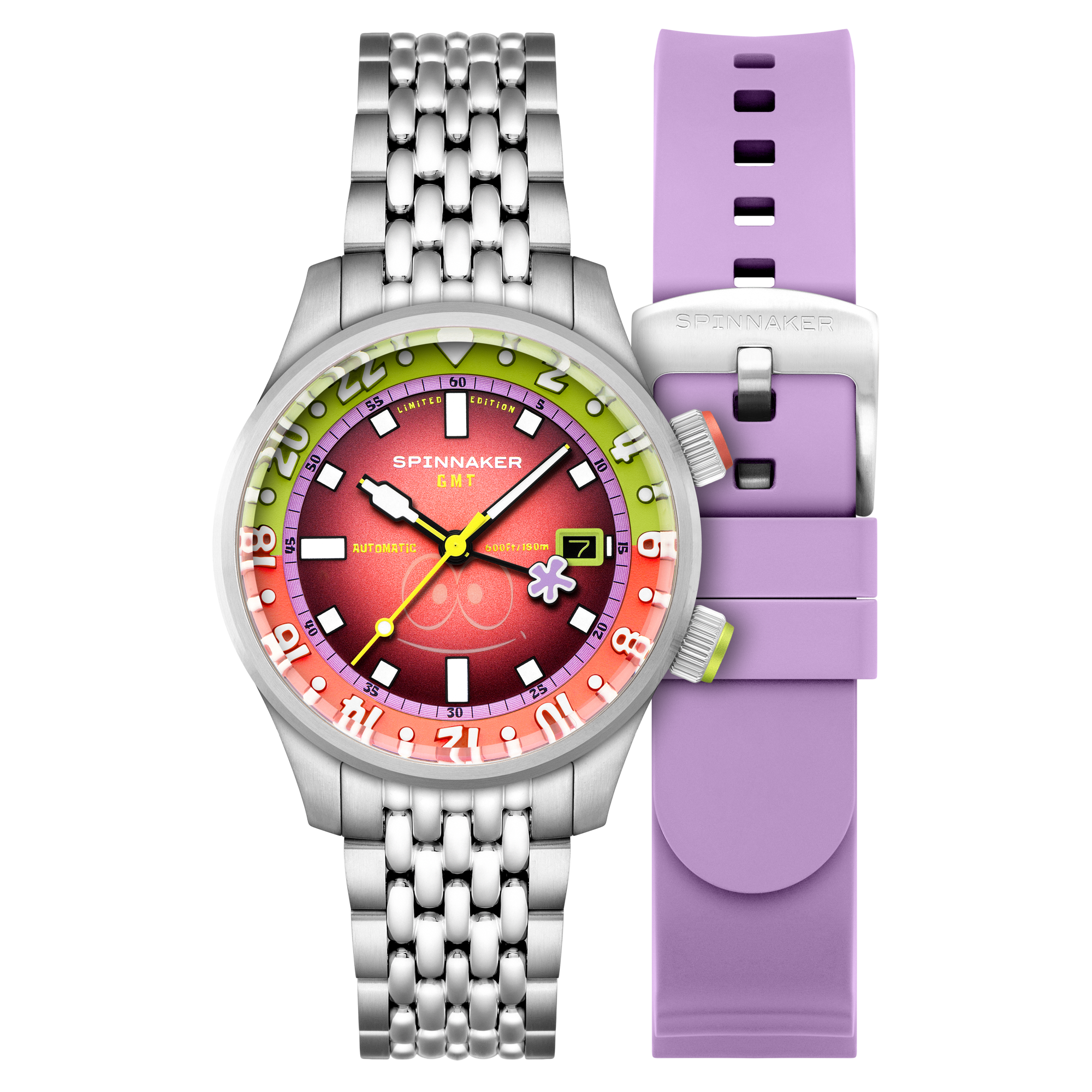 Spinnaker Bradner GMT Automatic SpongeBob SquarePants Bubbly Grins