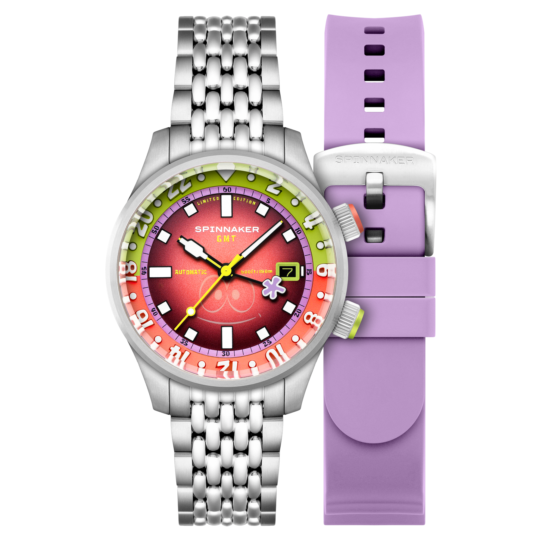 Spinnaker Bradner GMT Automatic SpongeBob SquarePants Bubbly Grins