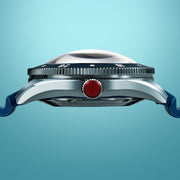 Spinnaker x Popeye Challenger Automatic Anchor Arms Limited Edition Blue Buoy