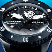 Spinnaker x Popeye Challenger Automatic Anchor Arms Limited Edition Midnight Mast