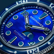 Spinnaker Fleuss Automatic Nessie Pearl Diver Limited Edition Blue