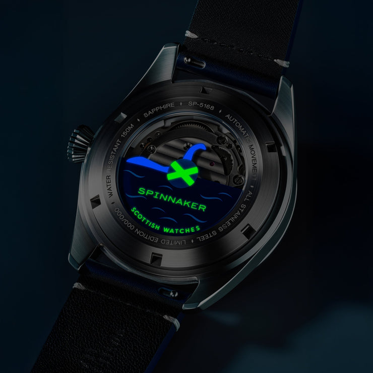 Spinnaker Fleuss Automatic Nessie Pearl Diver Limited Edition Blue