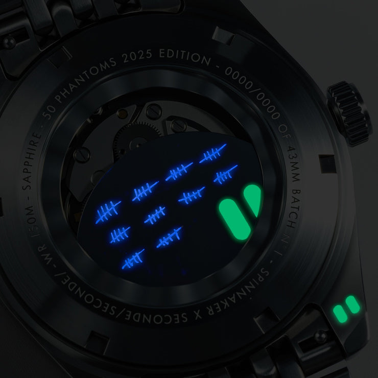 Spinnaker x Seconde Seconde Fleuss Automatic 43mm Phantom 2025 Edition White