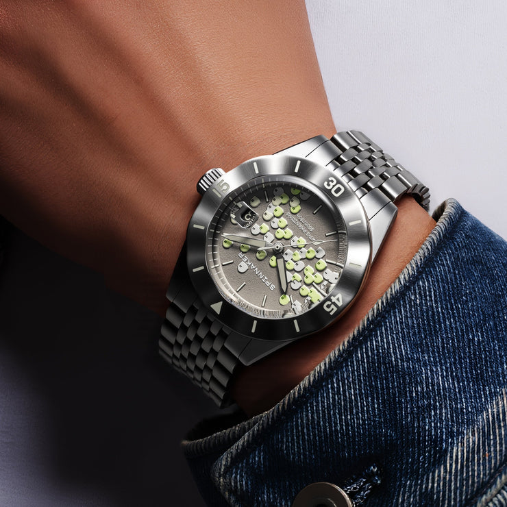 Spinnaker x Seconde Seconde Fleuss Automatic 43mm Phantom 2025 Edition White